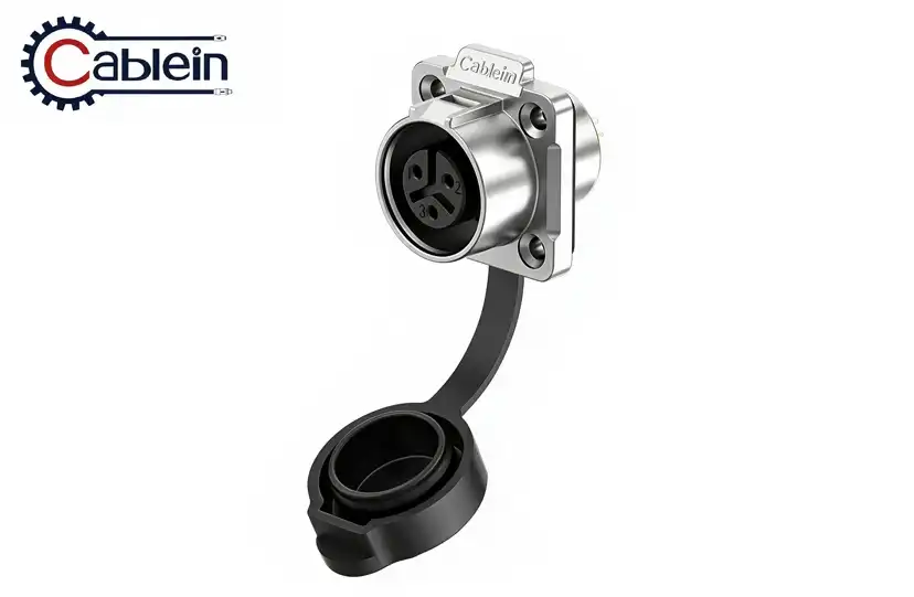 LP12 3-Pin Metal Waterproof Plug